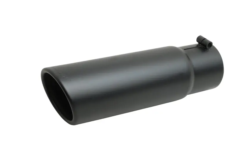 Gibson Rolled Edge Slash-Cut Tip - 5In Od/4In Inlet/12In Length - Black Ceramic 1