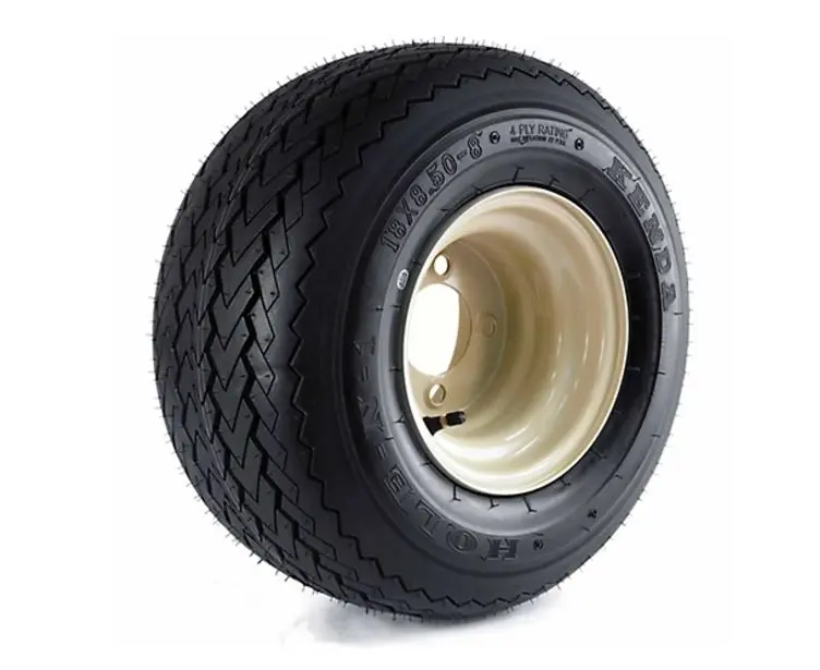 Standard Tire, Beige, 18X8.50-8 For Golf Carts 1