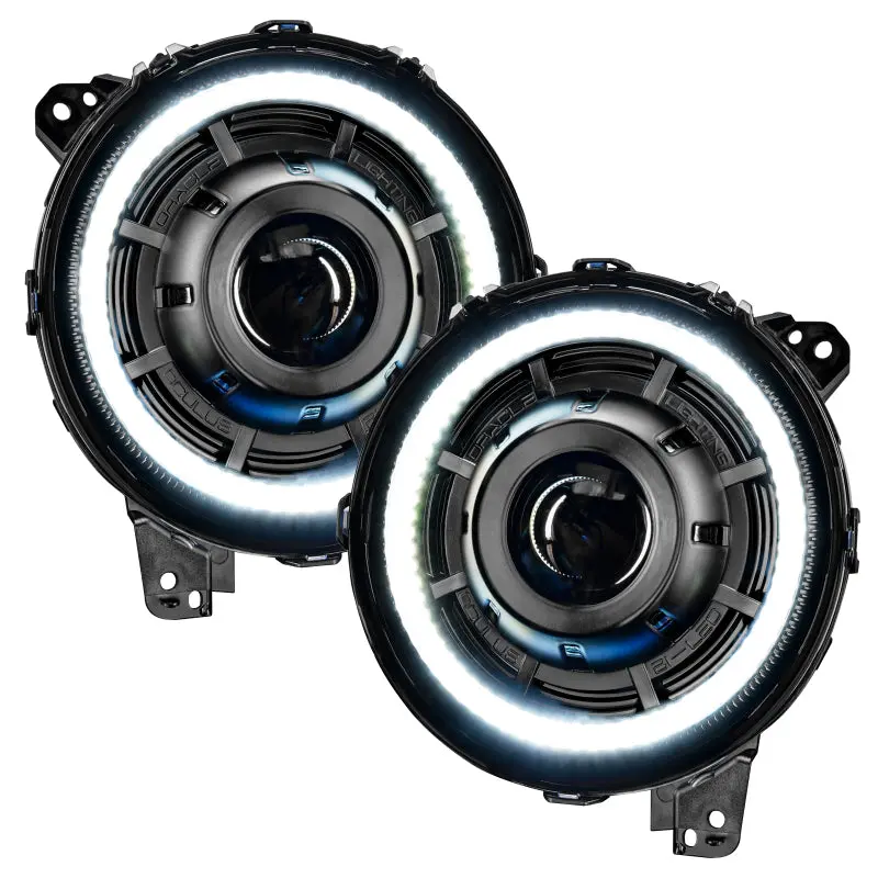 Oracle Oculus Bi-Led Projector Headlights – Matte Black Finish, 5500K Color Temp For Jeep Jl & Gladiator Jt 1
