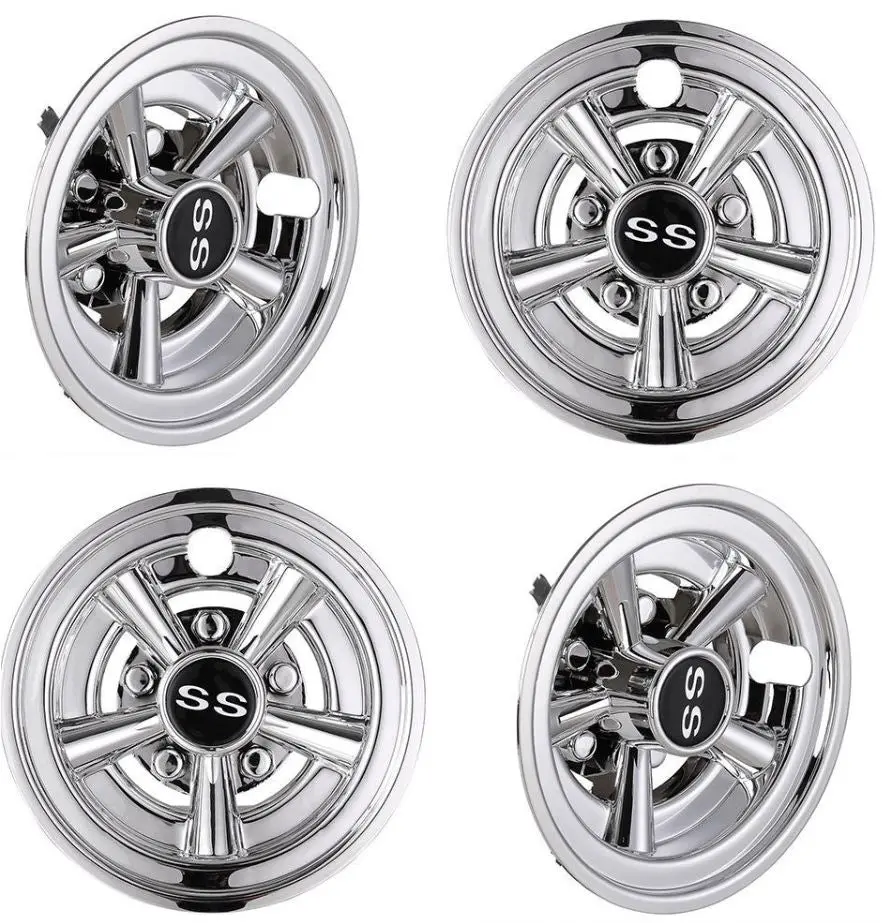 8" Universal Ss Wheel Covers-32 Count For Ezgo, Club Car And Yamaha Golf Carts 1