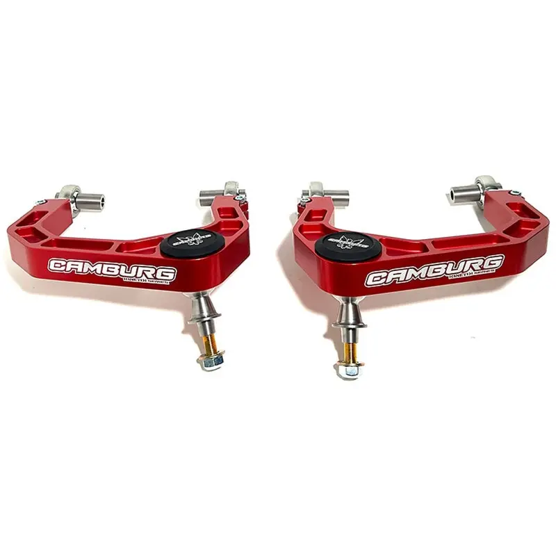Camburg Ford Bronco 21-23 Kinetik V2 Performance Billet Uniball Upper Arms (Red) 1