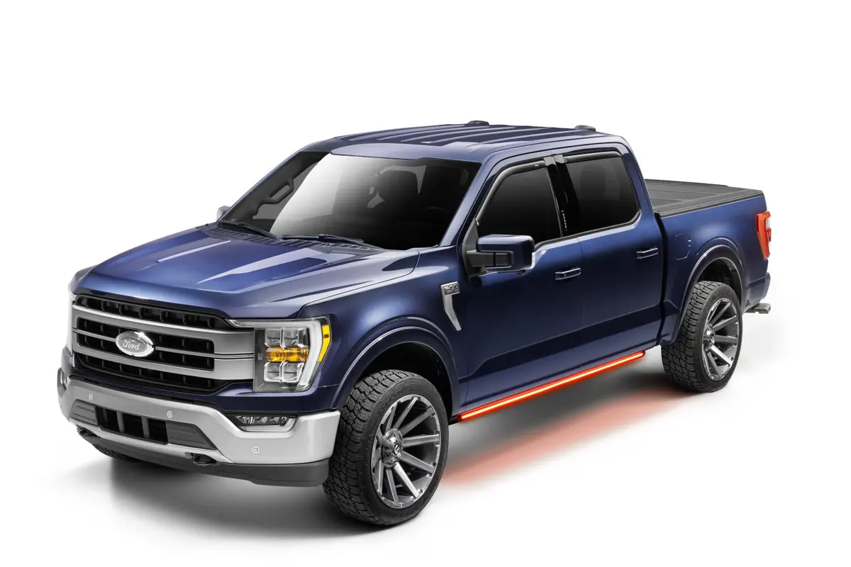 Powerstep Vision Boards For 2021-2025 Ford F-150 Crew Cab Amp Research 1