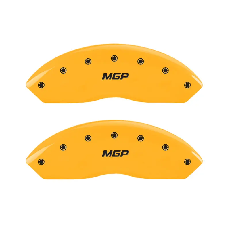 Mgp Engraved Caliper Covers – Front & Rear, Yellow Finish With Black Bmw M3-Themed Lettering (2001 Model) 1