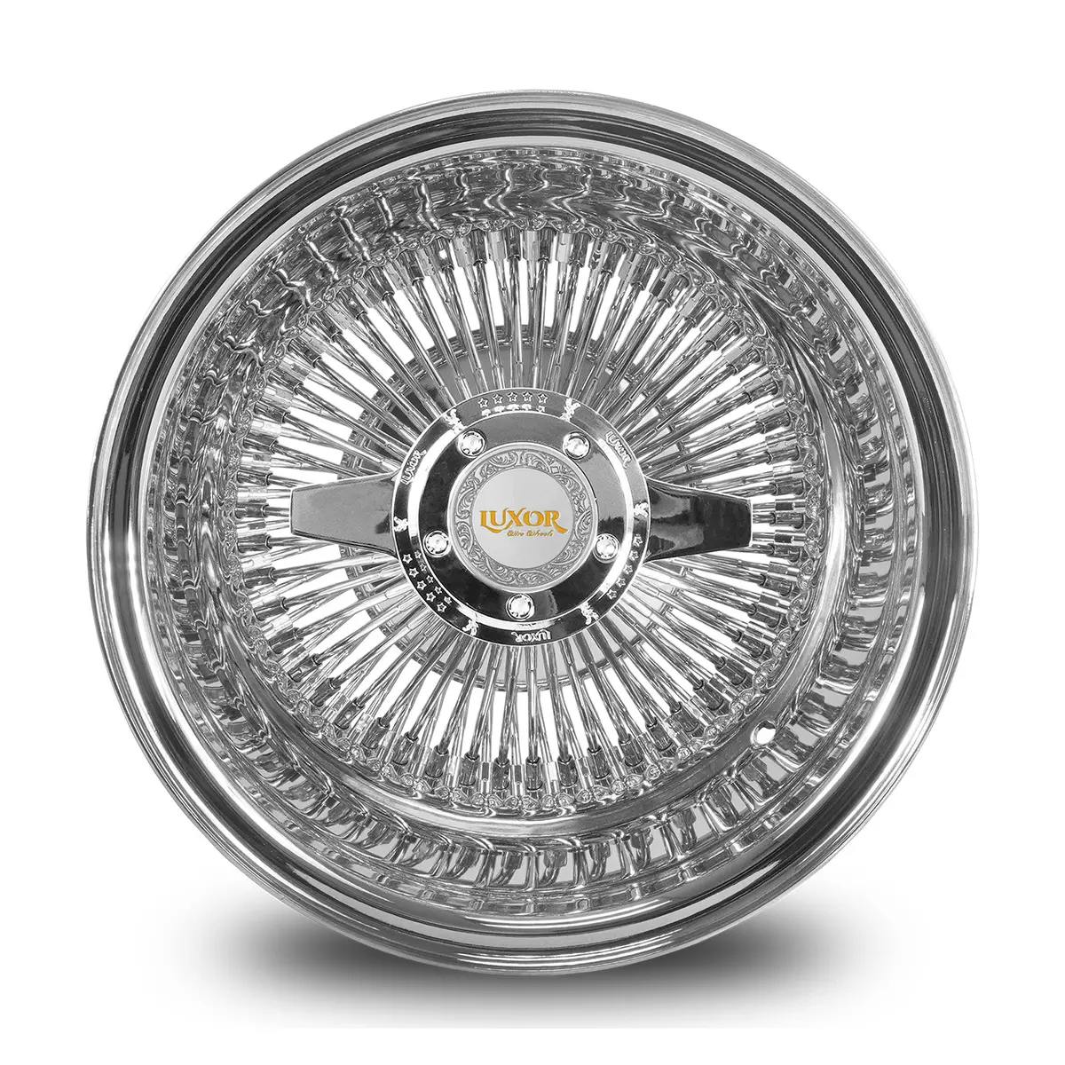 13X5.5 100 Straight Lace Reverse Chrome 1