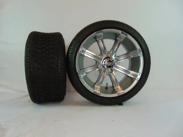 14" "Tempest" Gunmetal Set Of Wheels And Street Tires(4) 1