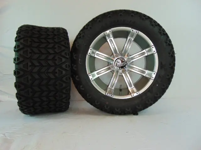 14" "Tempest" Gunmetal Set Of Wheels And All-Terrain Tires(4) With Lift Kit 1
