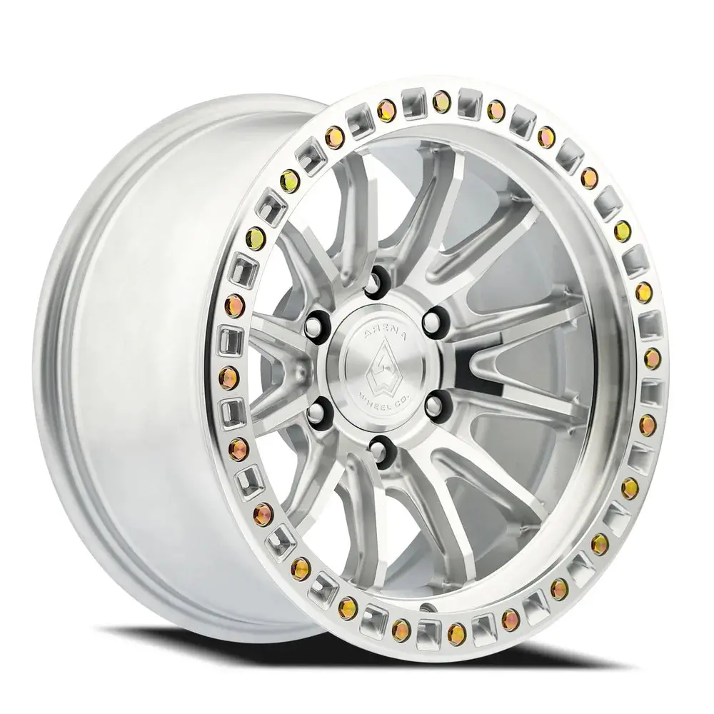 17X9 Arena A103 Mission Gloss Silver Machined Wheel 8X170 (+0Mm) 1