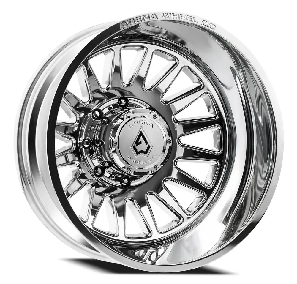 24X8.25 Arena A110 Dually Rival Rear Milled And Polished Wheel 8X200 (-222Mm) 1