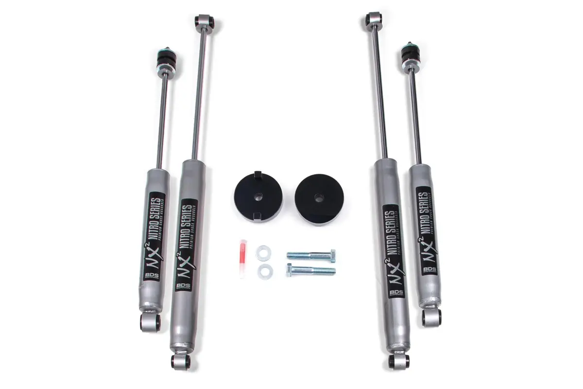 1 Inch Leveling Kit Coil Spacer Ford F250/F350 Super Duty 17-22 4Wd With Nx2 Nitro Shocks 1