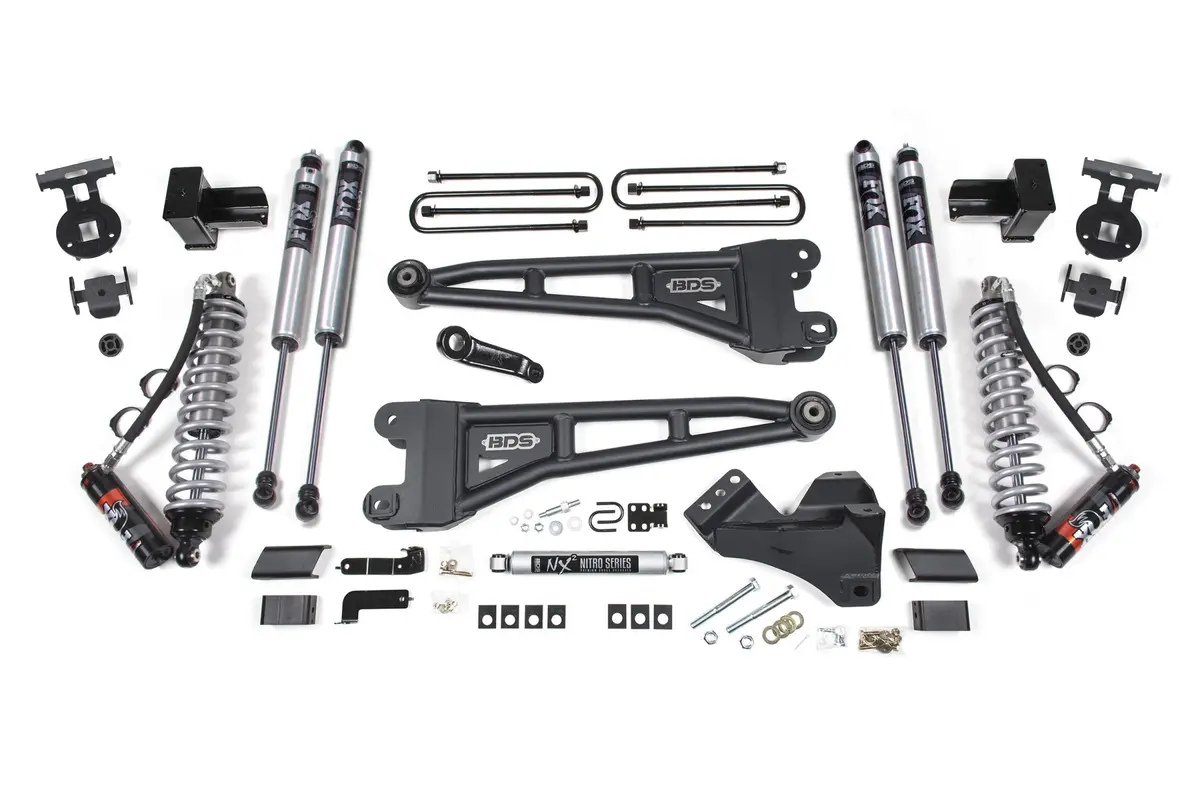 5 Inch Lift Kit W/ Radius Arm Fox 2.5 Performance Elite Coil-Over Conversion Ford F250/F350 Super Duty 20-22 4Wd Diesel 1