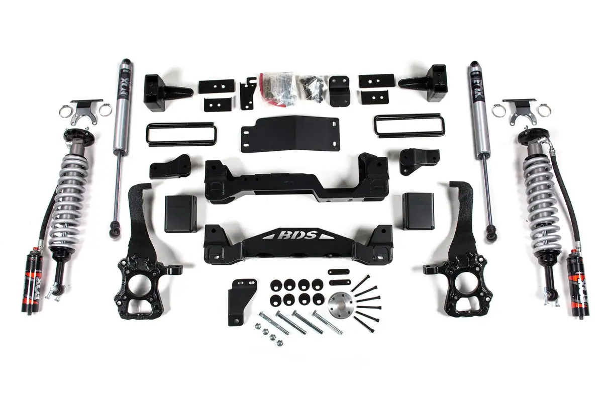 4 Inch Lift Kit Fox 2.5 Performance Elite Coil-Over Ford F150 15-20 4Wd 1