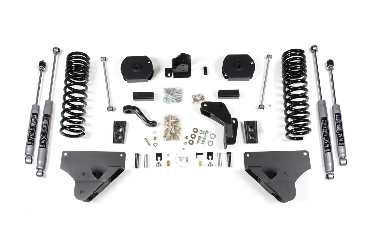 4 Inch Lift Kit Ram 2500 14-18 4Wd Diesel Rear Coil Springs Fox 2.0 Performance Shocks 1