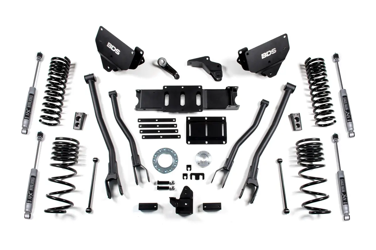 5.5 Inch Lift Kit W/ 4-Link Ram 2500 14-18 4Wd Gas Fox 2.0 Performance Shocks 1