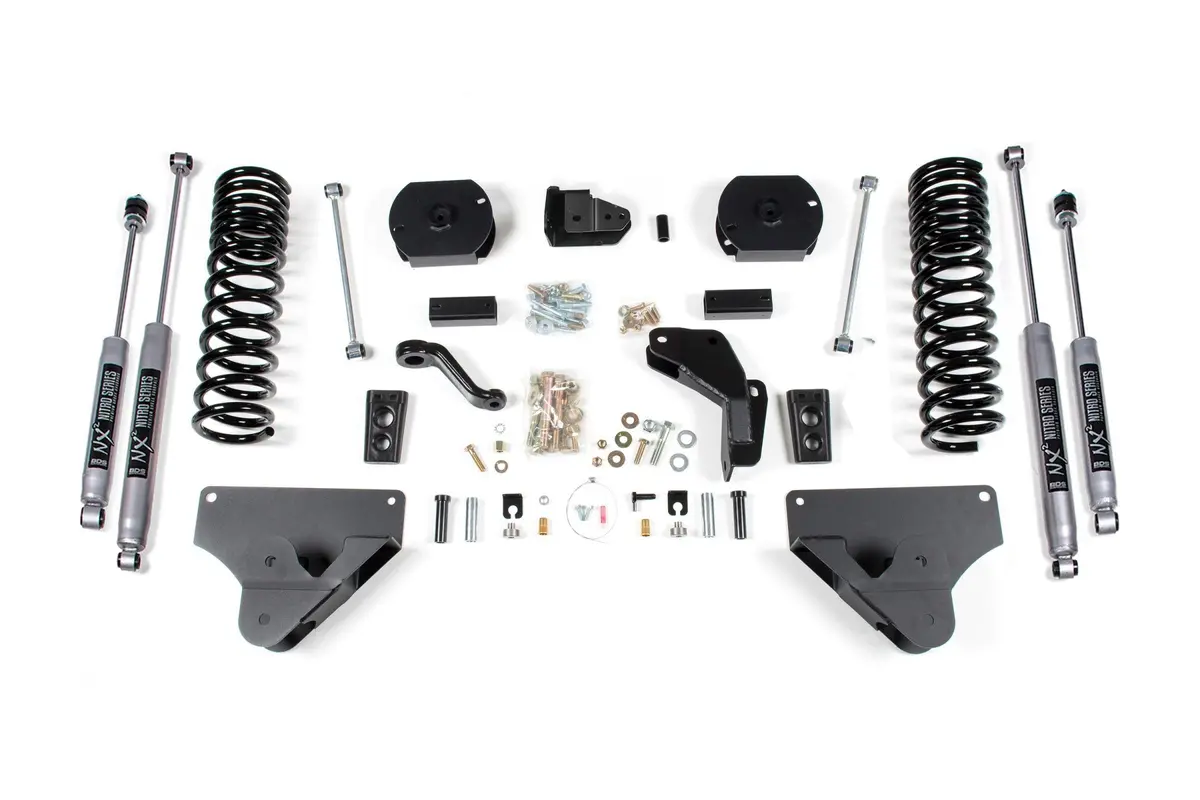 4 Inch Lift Kit Ram 2500 14-18 4Wd Gas Rear Lift Coil Spacer Nx2 Nitro Shocks 1