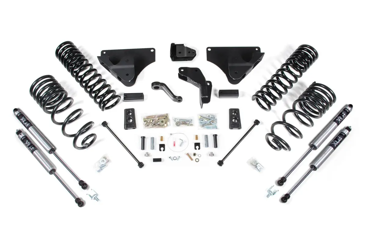 4 Inch Lift Kit Ram 2500 14-18 4Wd Gas Rear Lift Coil Springs Fox 2.0 Performance Shocks 1