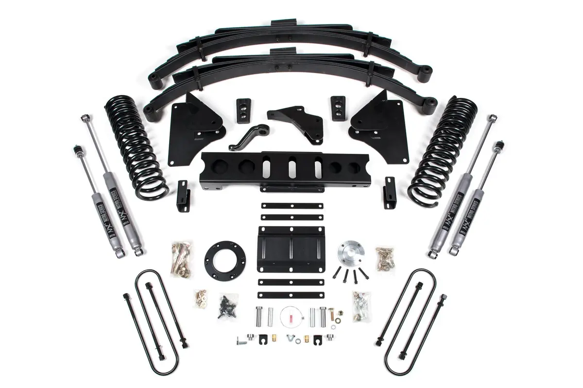 6 Inch Lift Kit Ram 3500 13-18 4Wd Diesel Leaf Springs 6 Bolt Nx2 Nitro Shocks 1