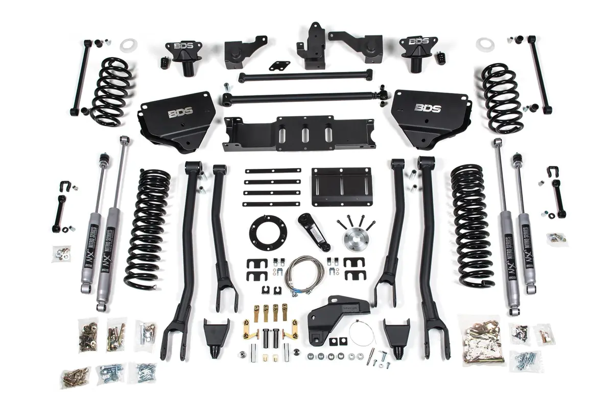 8 Inch Lift Kit W/ 4-Link Ram 2500 14-18 4Wd Diesel Nx2 Nitro Shocks 1