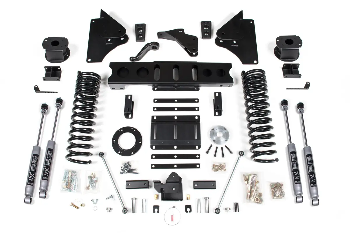 6 Inch Lift Kit Ram 2500 W/ Rear Air Ride 14-18 4Wd Diesel Nx2 Nitro Shocks 1