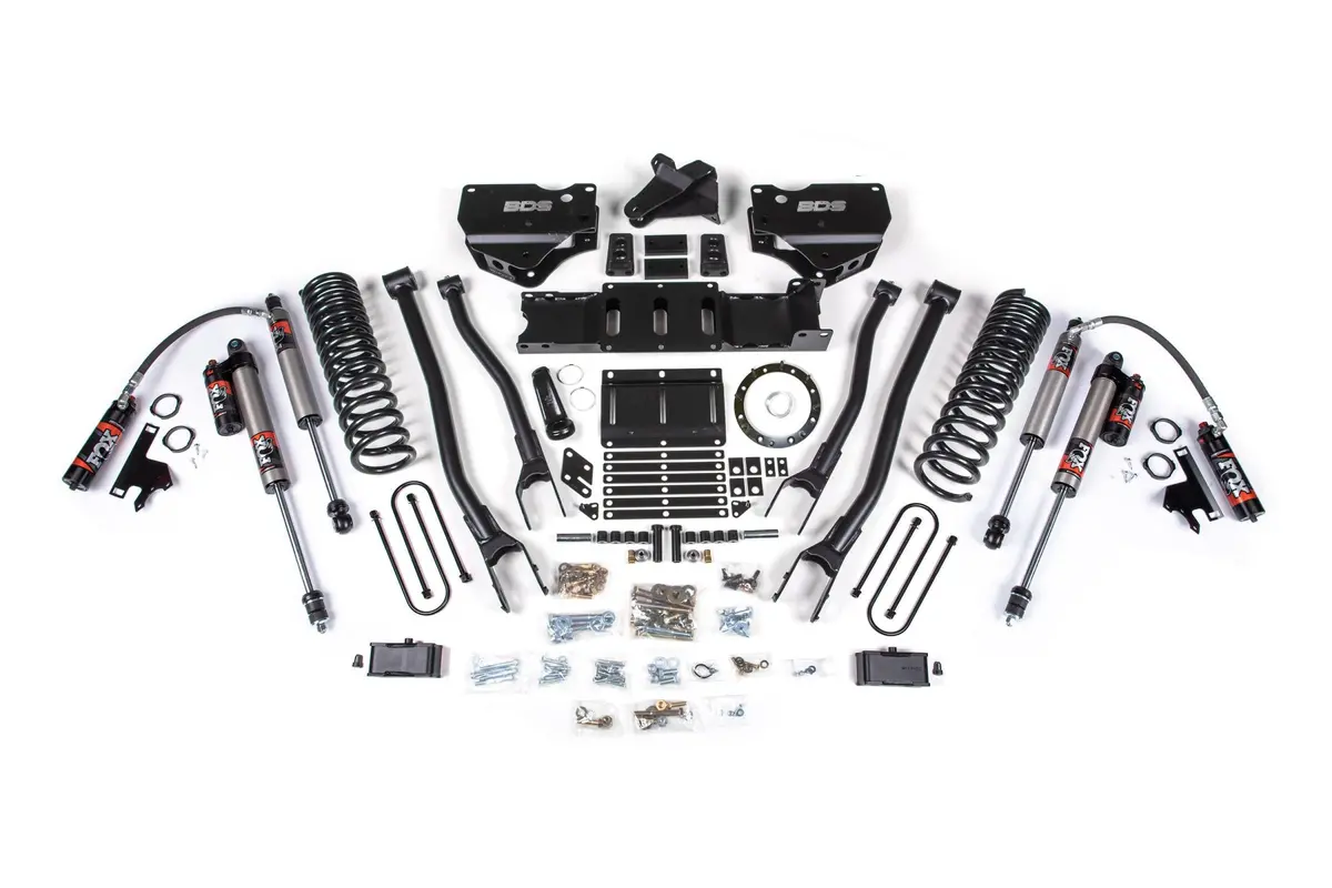 4 Inch Lift Kit W/ 4-Link Ram 3500 19-23 4Wd Diesel 6 Bolt Forx 2.5 Performance Elite Shocks 1