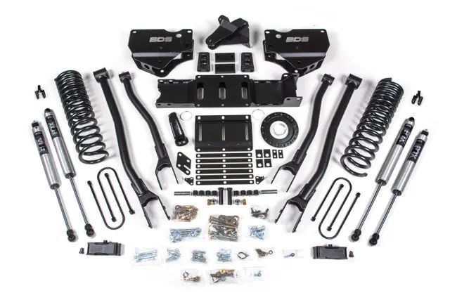 4 Inch Lift Kit W/ 4-Link Ram 3500 19-23 4Wd Diesel 8 Bolt Fox 2.0 Performance Shocks 1