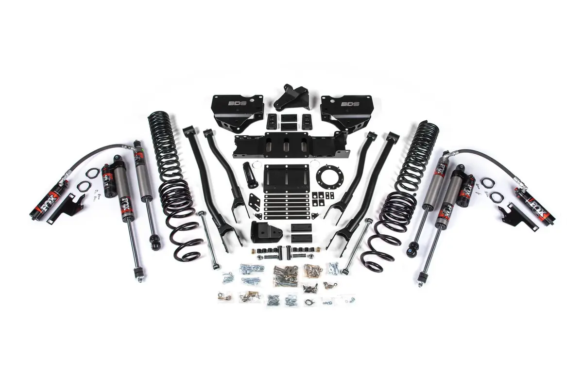 4 Inch Lift Kit W/ 4-Link Ram 2500 19-24 4Wd Gas Fox 2.5 Performance Elite Shocks 1