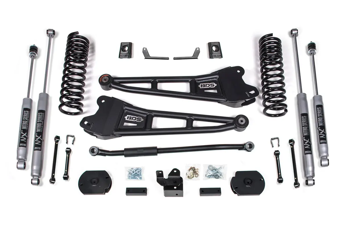 3 Inch Lift Kit Ram 2500 W/ Rear Air Ride 19-24 4Wd Diesel Nx2 Nitro Shocks 1