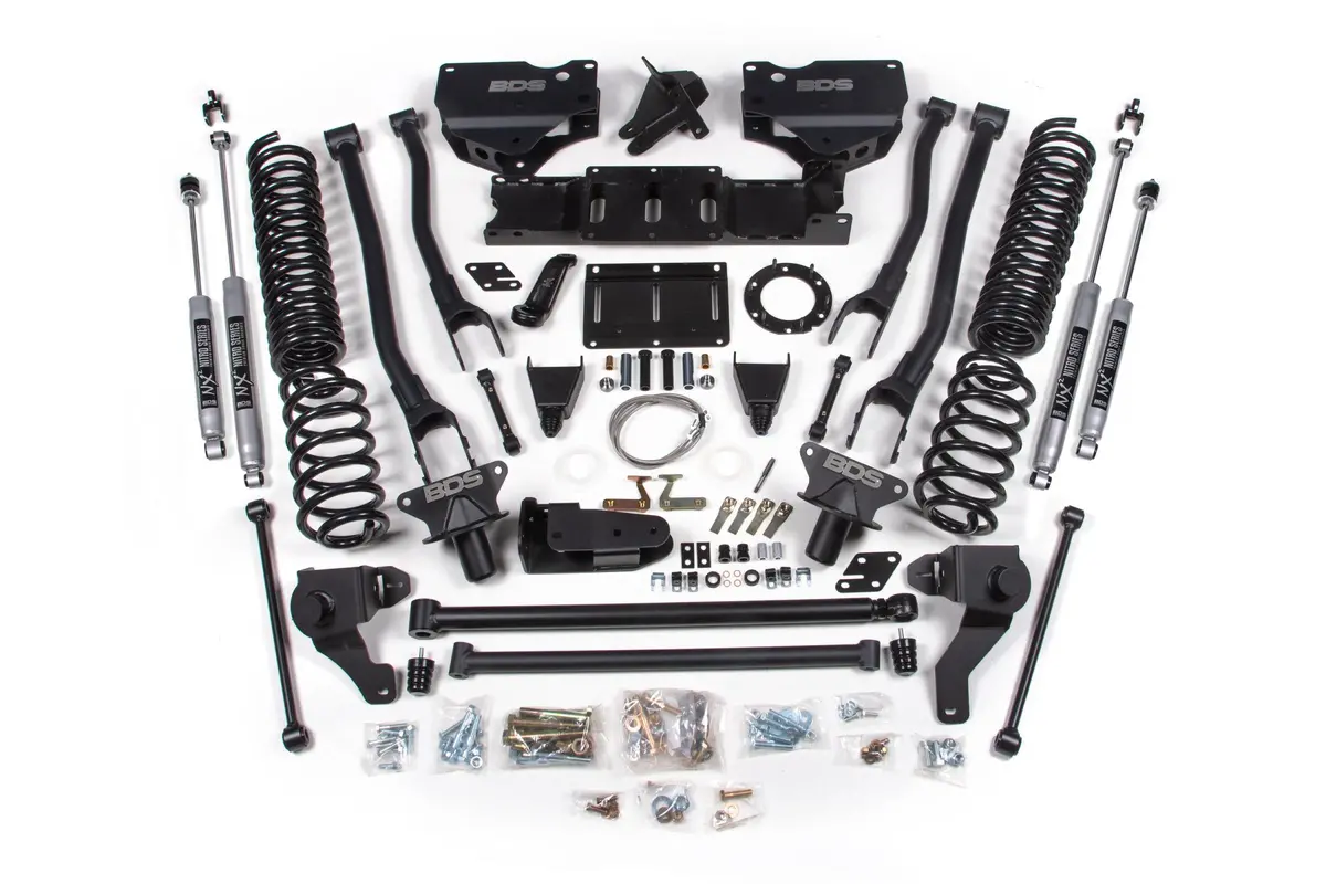 8 Inch Lift Kit W/ 4-Link Ram 2500 19-24 4Wd Diesel Fox 2.0 Performance Shocks 1