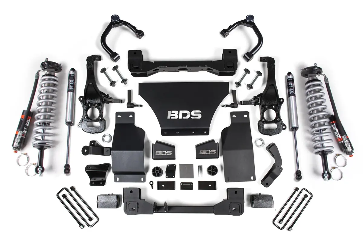 4 Inch Lift Kit Fox 2.5 Performance Elite Coil-Over Silverado/Sierra 1500 19-24 4Wd Gas Fox 2.0 Performance Shocks 1
