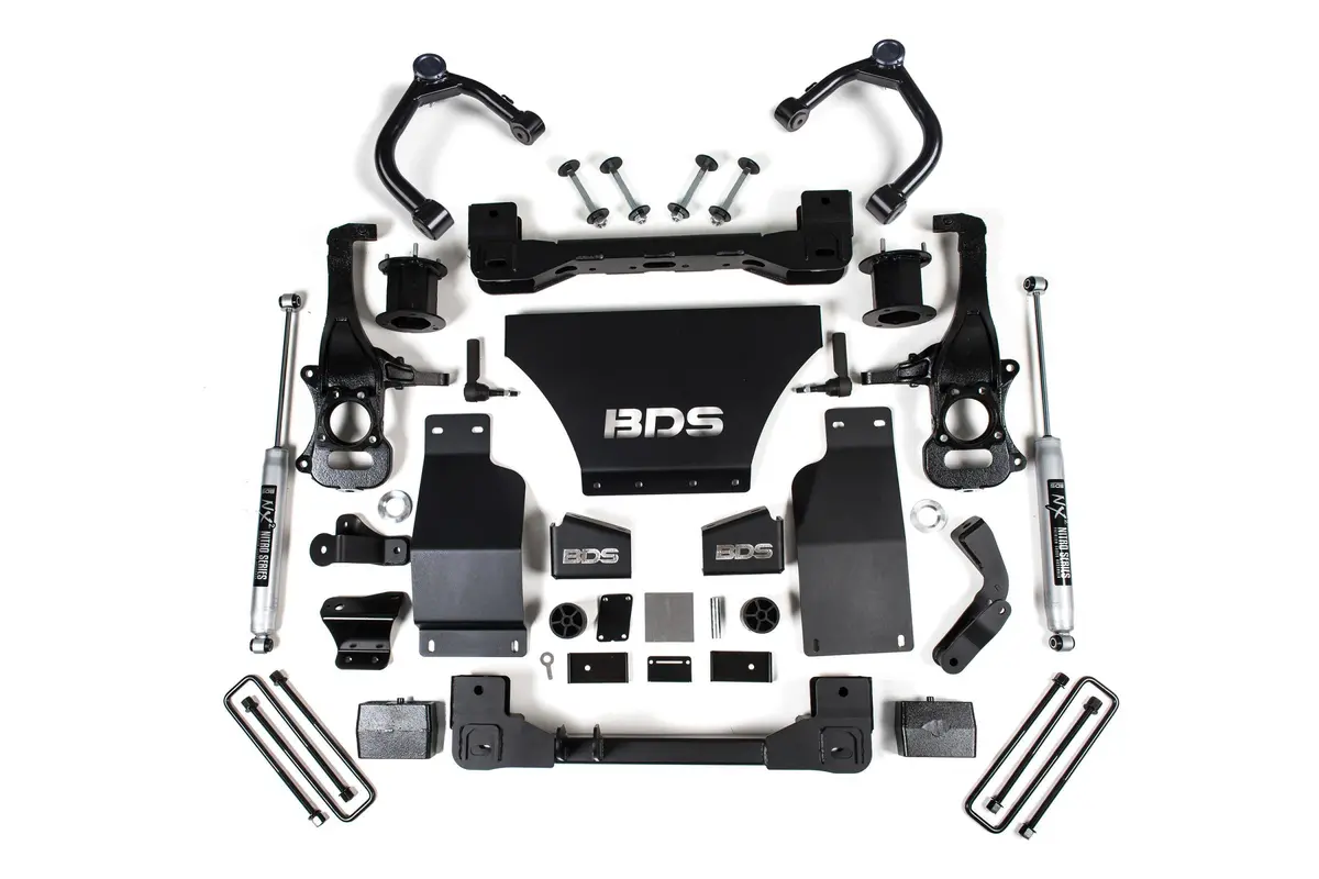 4 Inch Lift Kit Silverado/Sierra 1500 19-24 4Wd Gas Strut Spacer Fox 2.0 Performance 1