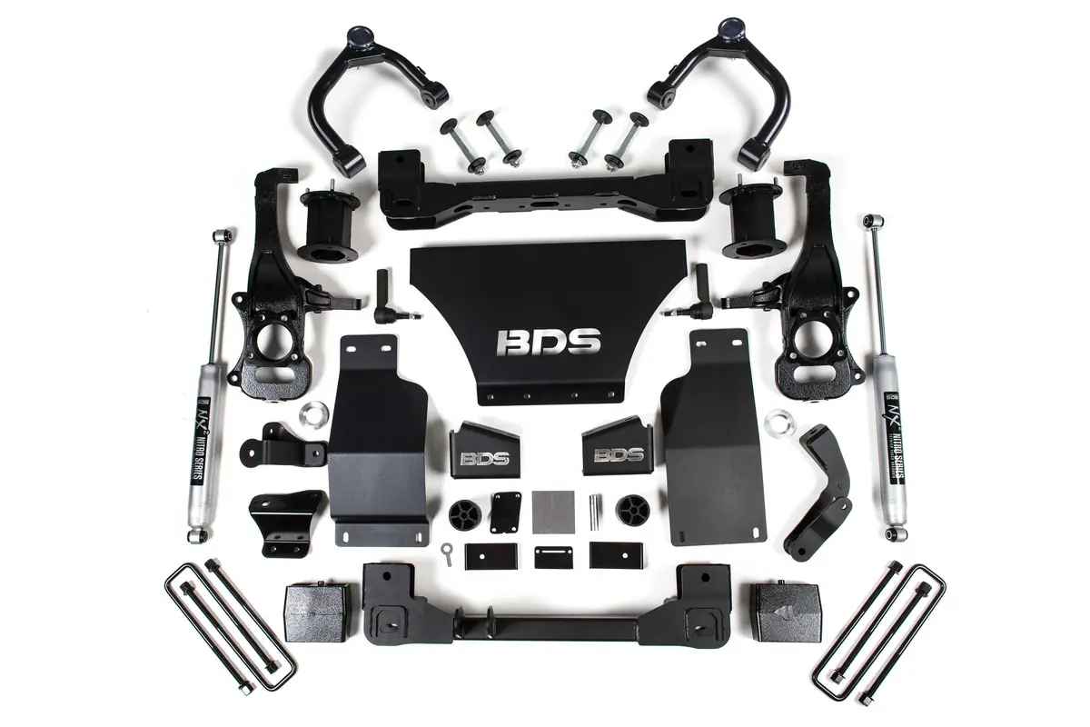 6 Inch Lift Kit Silverado/Sierra 1500 19-24 4Wd Gas Strut Spacer Fox 2.0 Performance 1