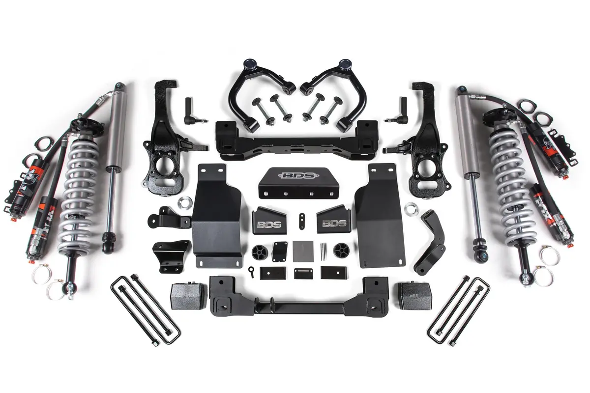 6 Inch Lift Kit Fox 2.5 Performance Elite Coil-Over Silverado/Sierra 1500 19-24 4Wd Diesel Fox 2.0 Performance Shocks 1