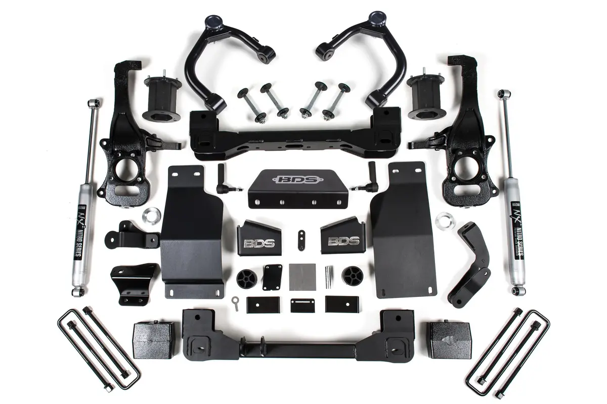6 Inch Lift Kit Silverado/Sierra 1500 19-24 4Wd Diesel Strut Spacer Nx2 Nitro 1