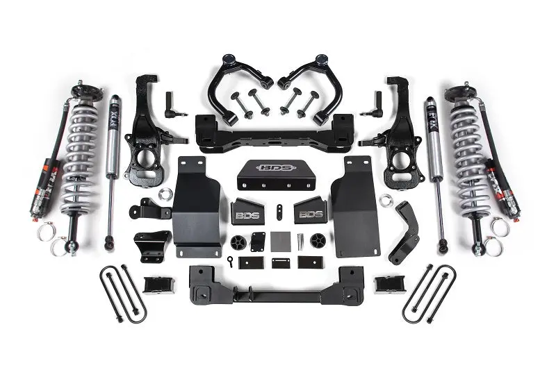 25-Up Silverado/Sierra 1500 4Wd 4 Inch Suspension Lift Kit 3.0 Diesel / 2.7 Gas 3 Inch Rear Block -Fox 2.5 Pes C/O Front Fox 2.0 Ps Rear Bds Suspension 1