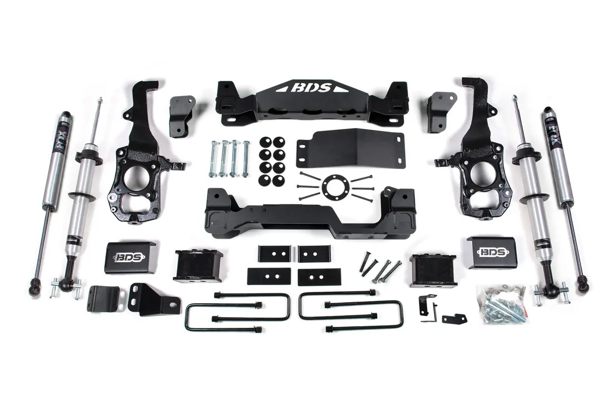 6 Inch Lift Kit Fox 2.0 Strut Ford F150 21-25 4Wd 3 Inch Block Kit 1