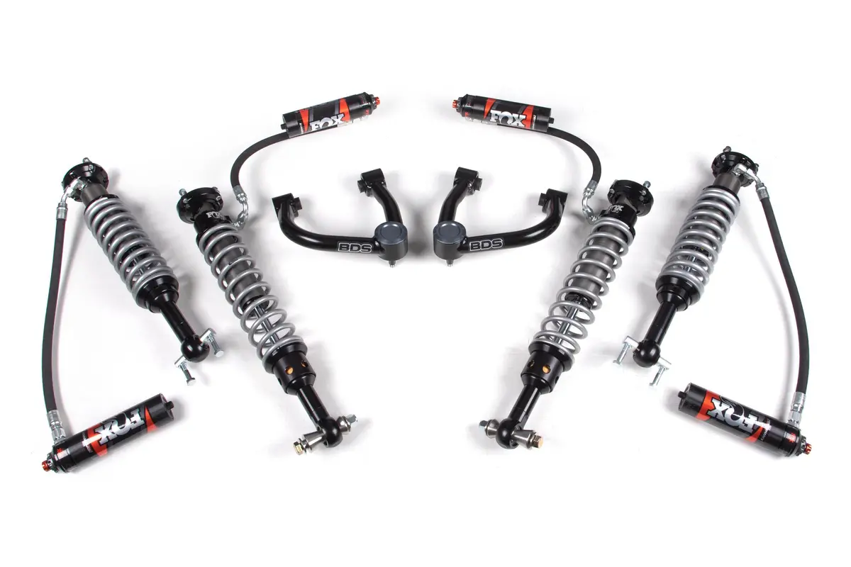 3 Inch Lift Kit Fox Performance Elite Coil-Over's Ford Bronco 21-23 Uniball Control Arm 1