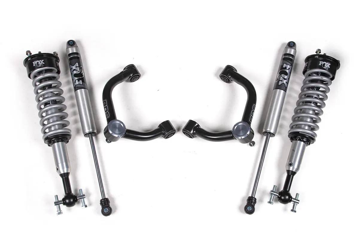 2 Inch Leveling Kit Fox 2.0 Coil-Over Ford F150 21-24 4Wd With Uca Headlight Sensor 1