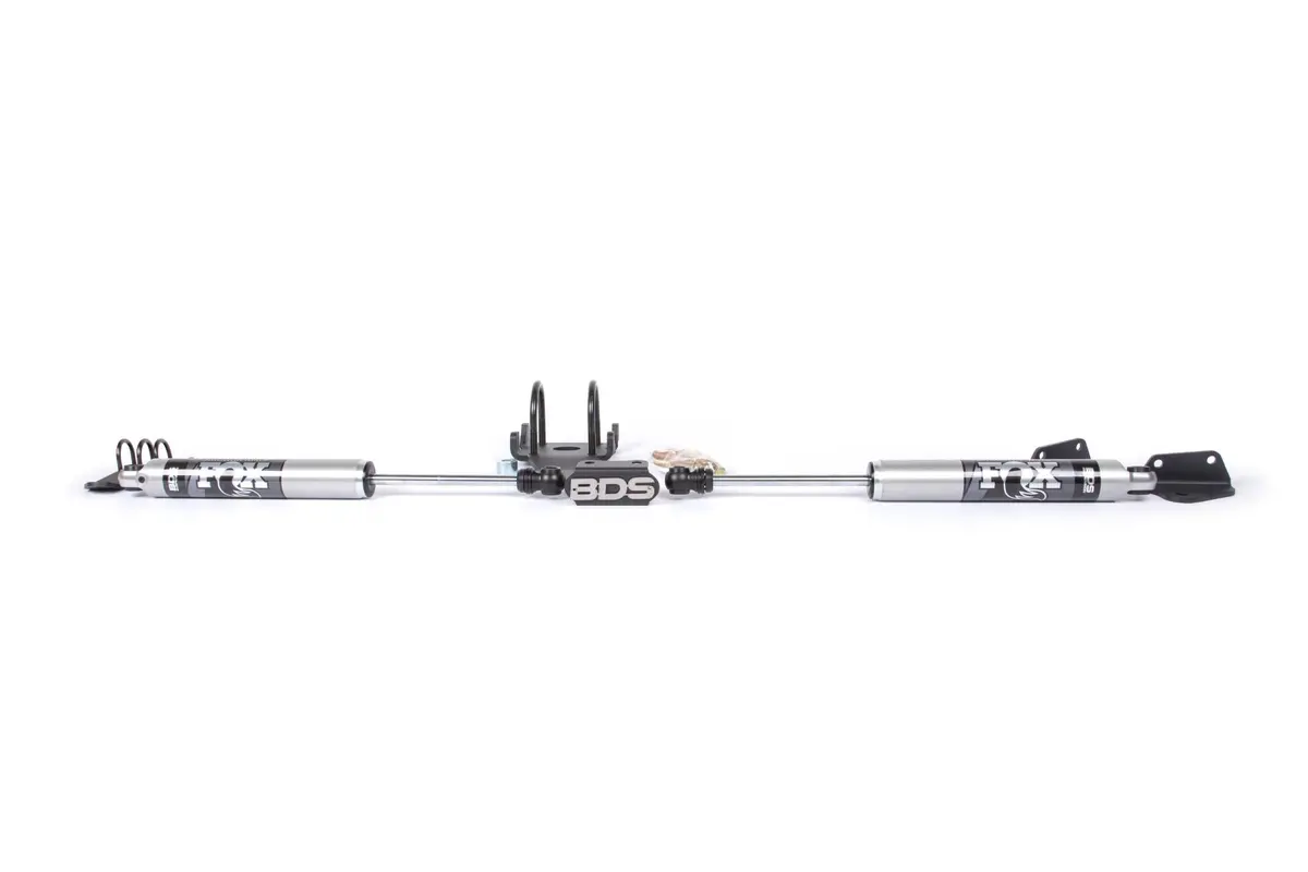 Dual Steering Stabilizer Kit W/ Fox 2.0 Performance Shocks T-Style Steering Dodge Ram 2500 08-13 And 3500 08-12 4Wd 1