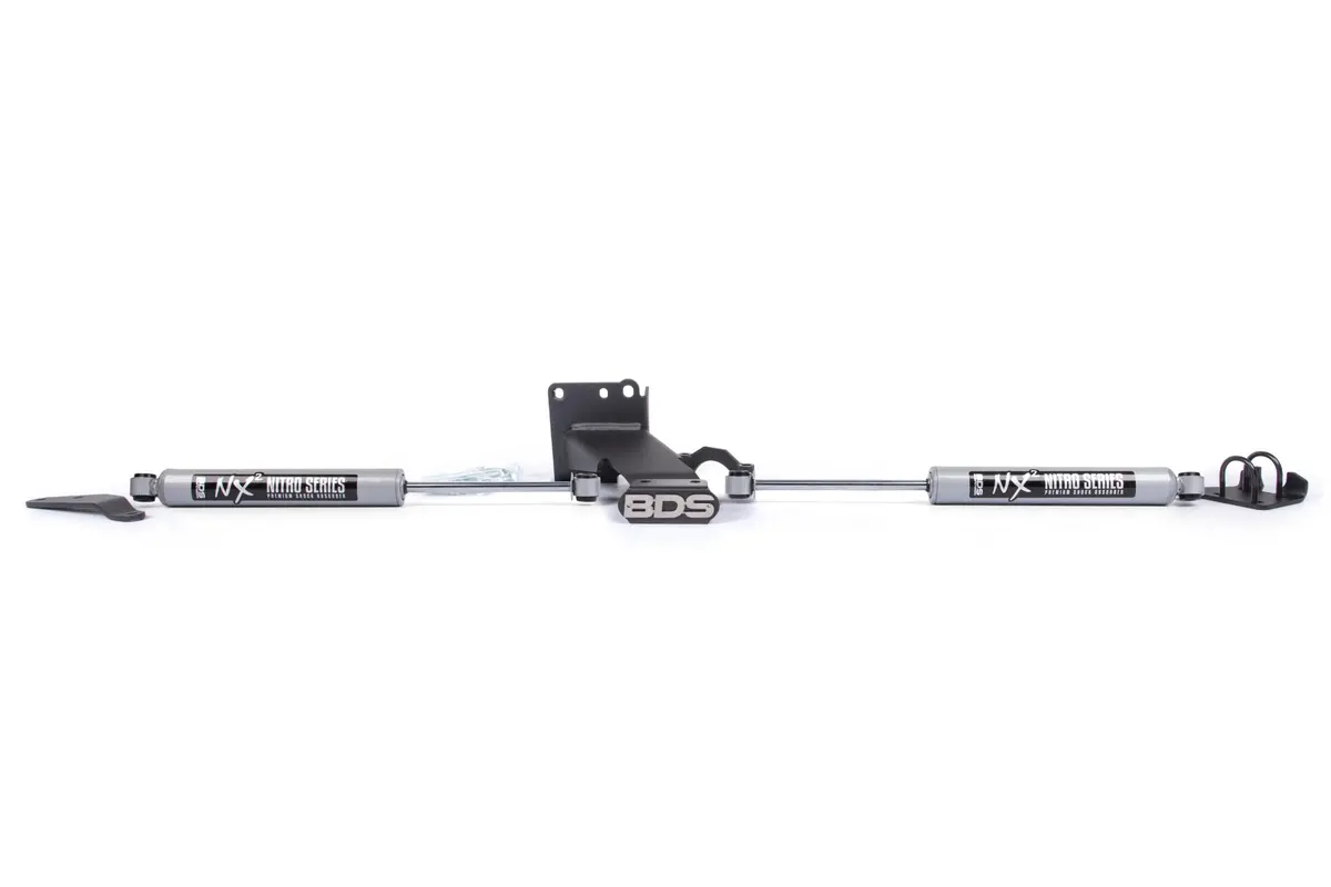 Dual Steering Stabilizer Kit W/ Nx2 Shocks Ram 2500 14-18 And 3500 13-18 4Wd 1
