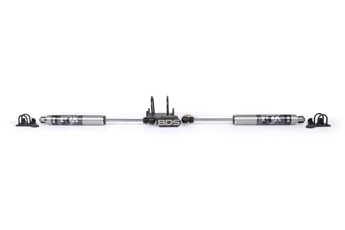 Dual Steering Stabilizer Kit W/ Fox 2.0 Performance Shocks Ford F250/F350 Super Duty 05-24 4Wd 1