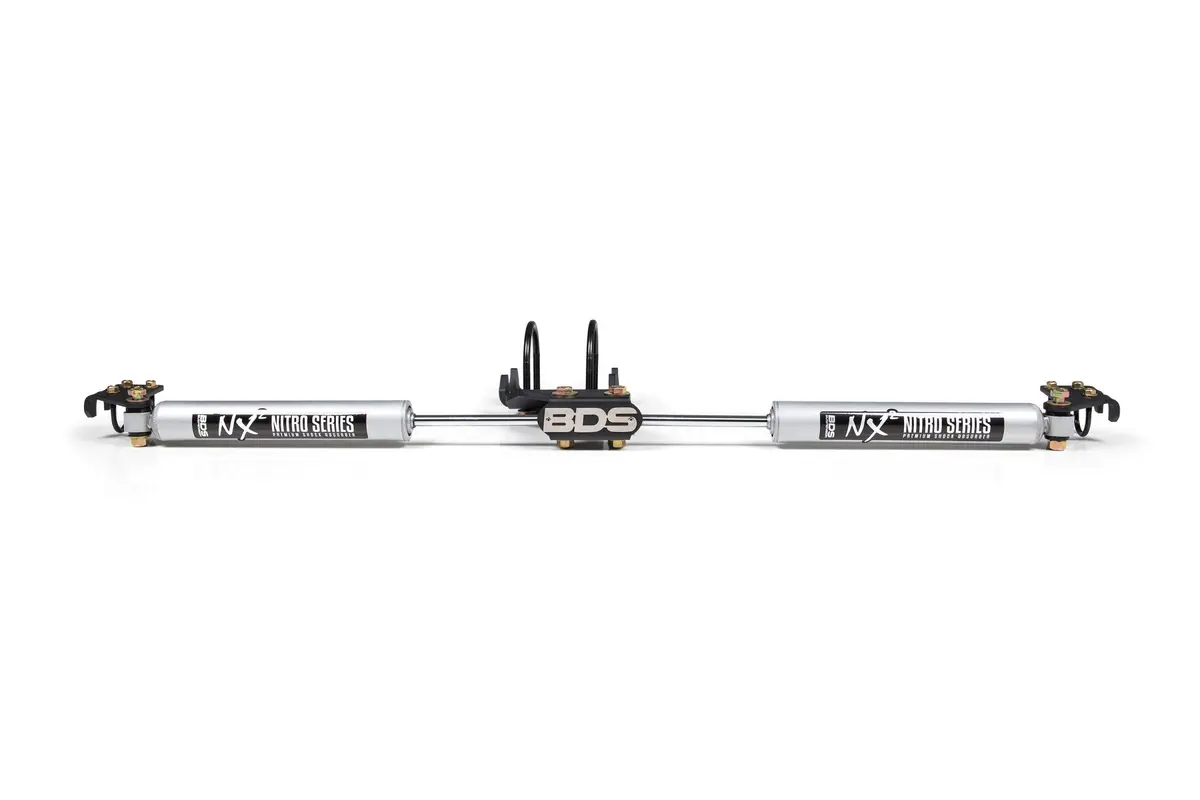 Dual Steering Stabilizer Kit W/ Nx2 Shocks Ford F250/F350 Super Duty 05-24 4Wd 1