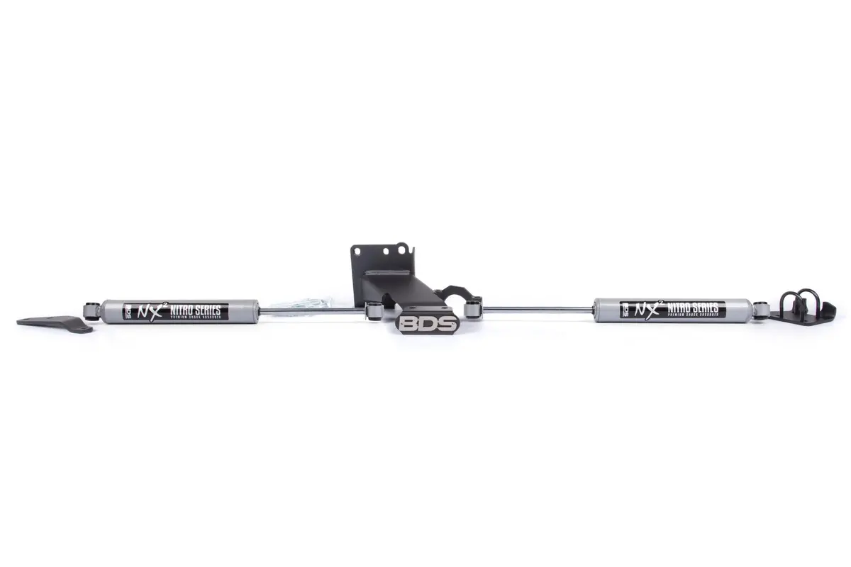 Dual Steering Stabilizer Kit W/ Nx2 Shocks T-Style Steering Ram 2500/3500 19-24 4Wd 1