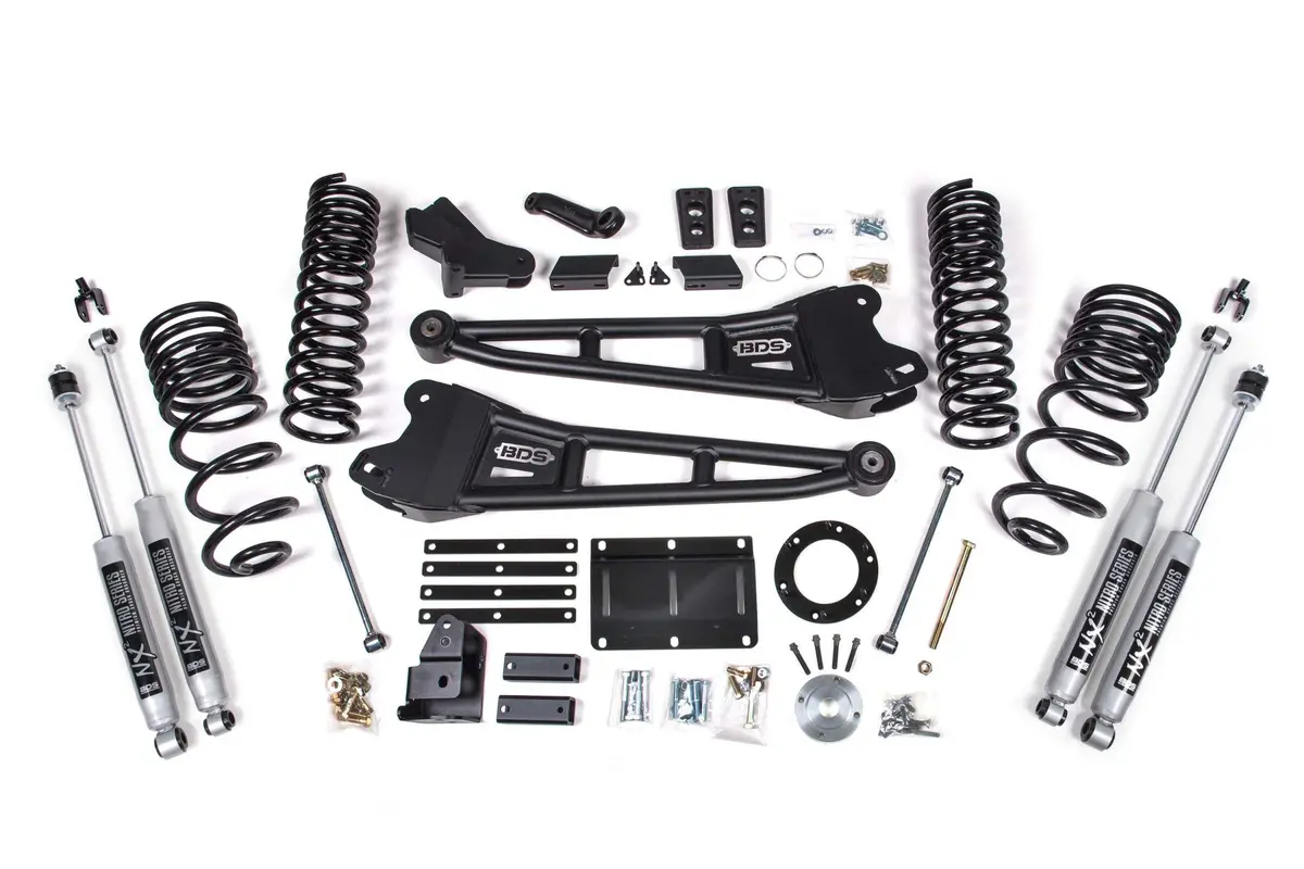 6 Inch Lift Kit W/ Radius Arm Ram 2500 14-18 4Wd Diesel Fox Performance Elite 1