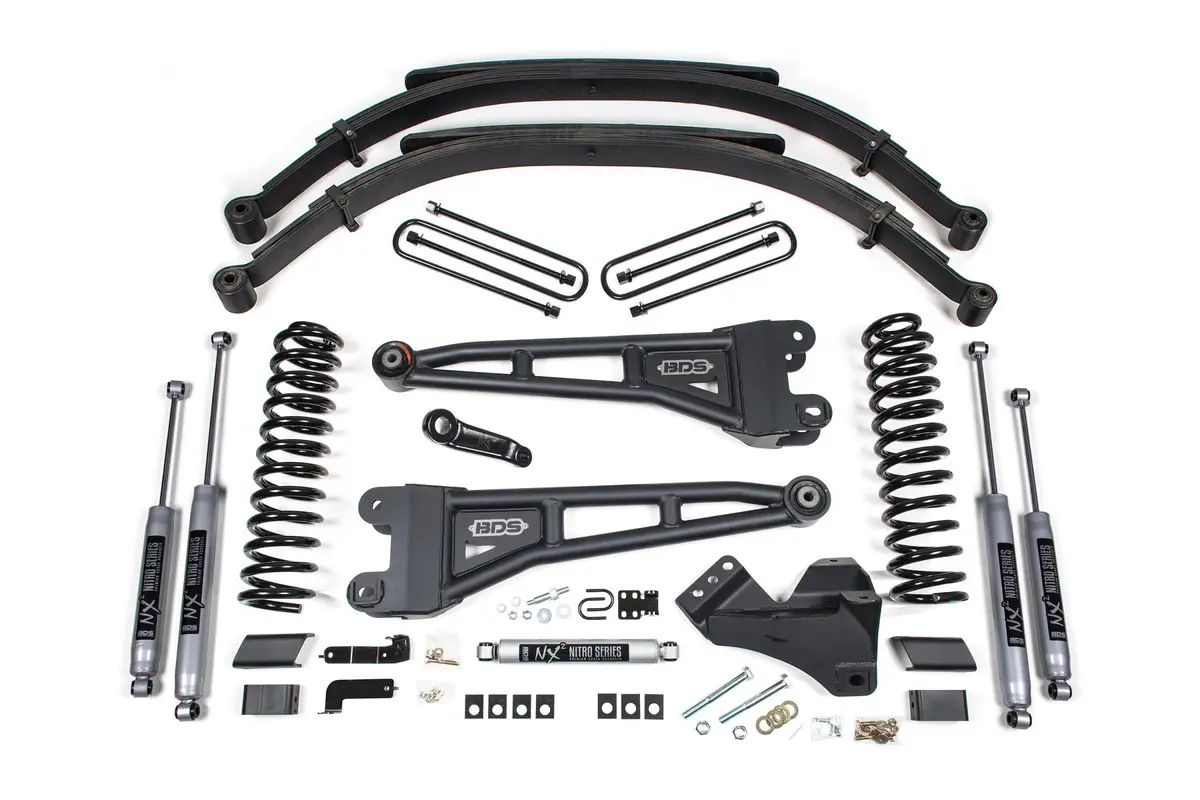 5 Inch Lift Kit W/ Radius Arm Ford F250/F350 Super Duty 23-24 4Wd Diesel Leaf Springs Nx2 Nitro 1