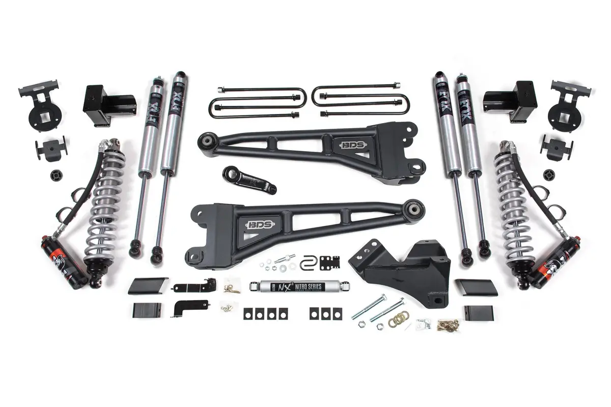 5 Inch Lift Kit W/ Radius Arm Fox 2.5 Coil-Over Conversion Performance Elite Ford F250/F350 Super Duty 23-24 4Wd Diesel Block Without Overload 2.5 Performance Elite 1