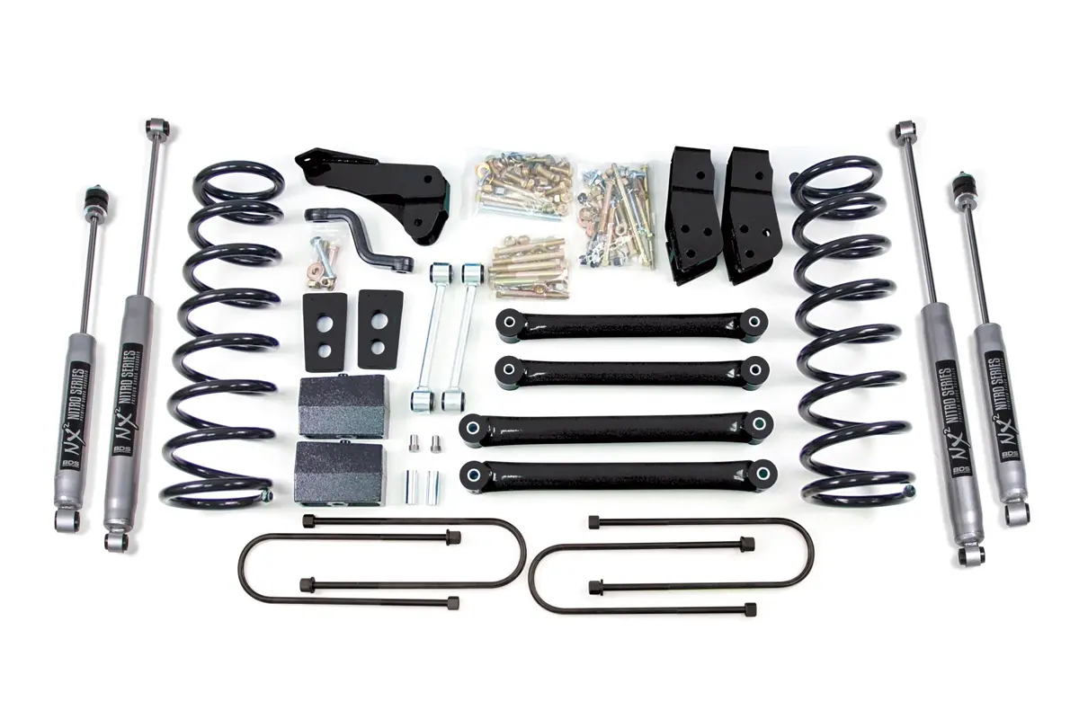 4 Inch Lift Kit Dodge Ram 2500 Power Wagon 09-13 4Wd Gas Block Kit Fox 2.0 Performance 1