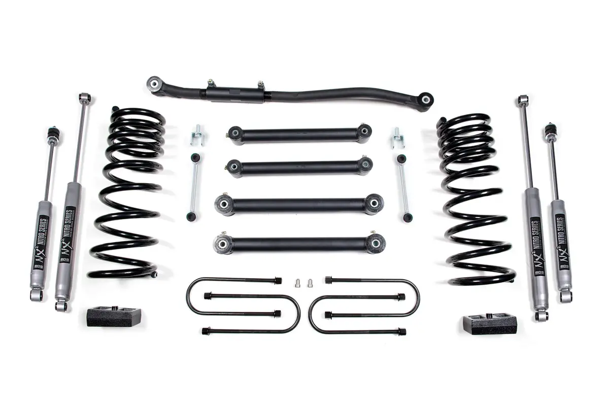 3 Inch Lift Kit Dodge Ram 2500 03-13 & 3500 03-12 4Wd Gas 4 Inch Axle Nx2 Nitro Shocks 1