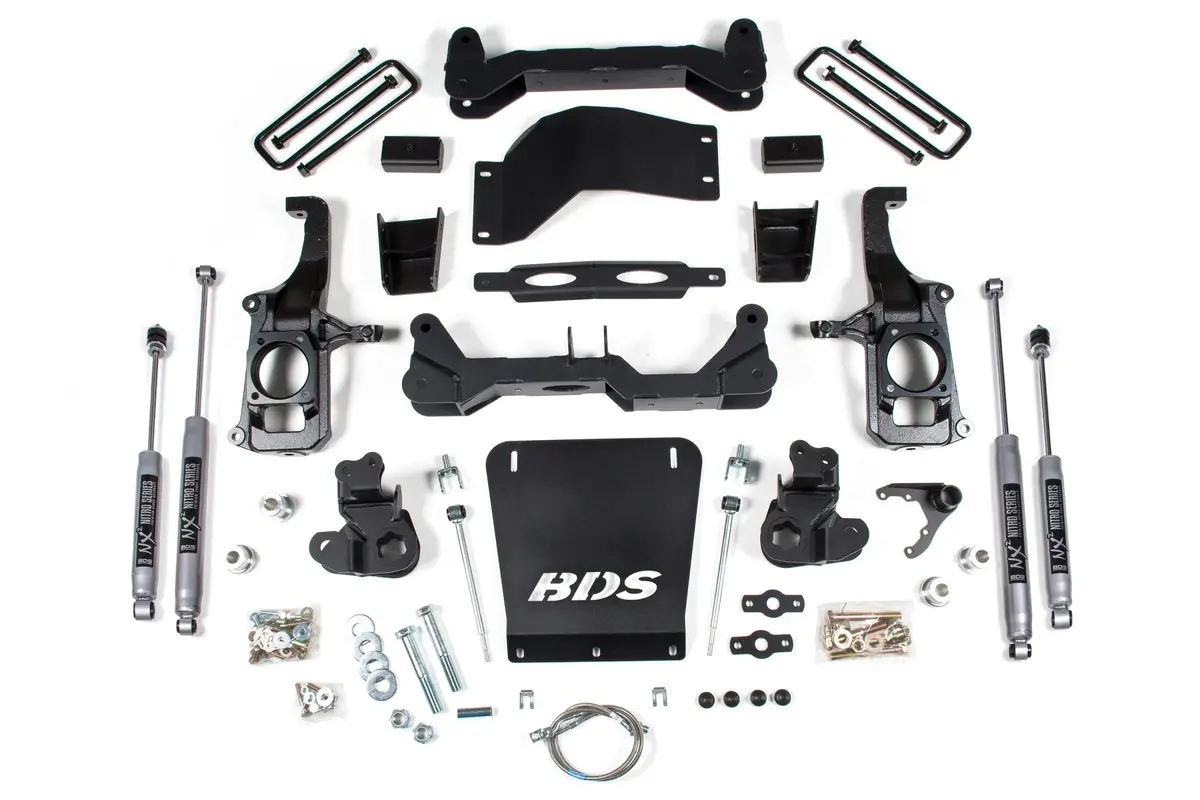 4.5 Inch Lift Kit Silverado/Sierra 2500Hd/3500Hd 11-19 2 Inch Block Without Overload Nx2 Nitro 1