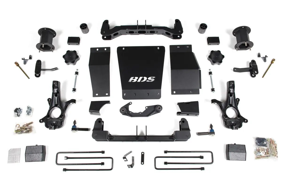 6 Inch Lift Kit Gmc Sierra 1500 14-18 4Wd Magneride Equipped Aluminum / Stamped Steel Control Arm 1
