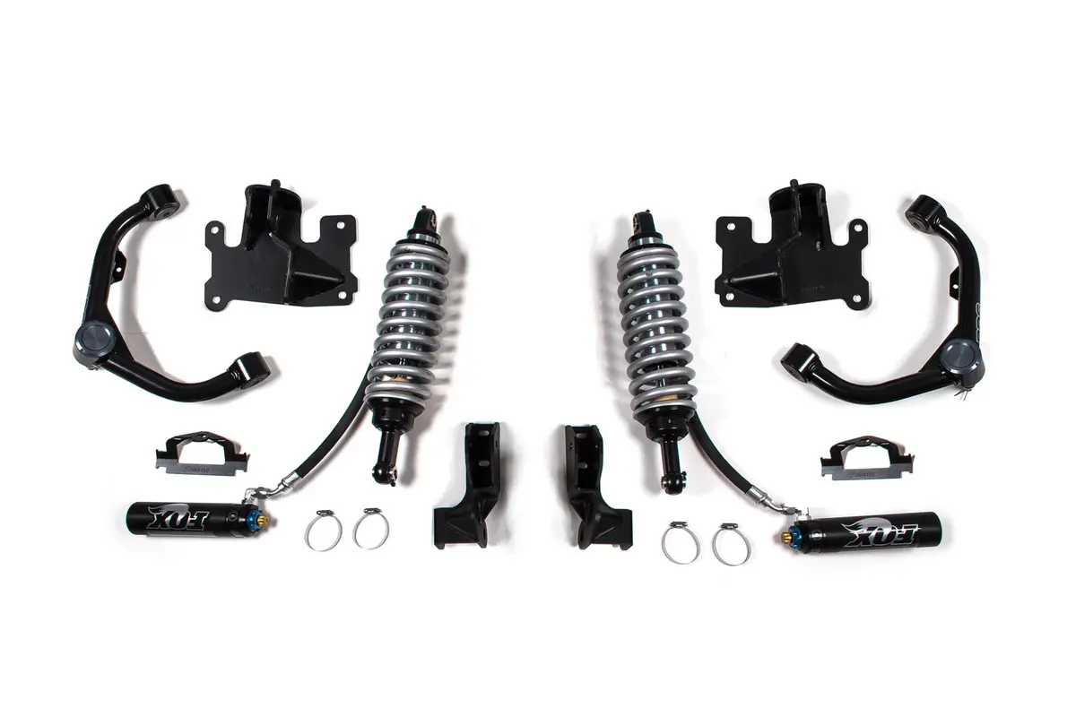 Fox 2.5 Coil-Over Conversion Upgrade 6.5 Inch Lift Factory Series Silverado/Sierra 2500Hd/3500Hd 01-10 4Wd Fox 2.5 Performance Shocks Diesel Fox 2.5 Performance Shocks 1