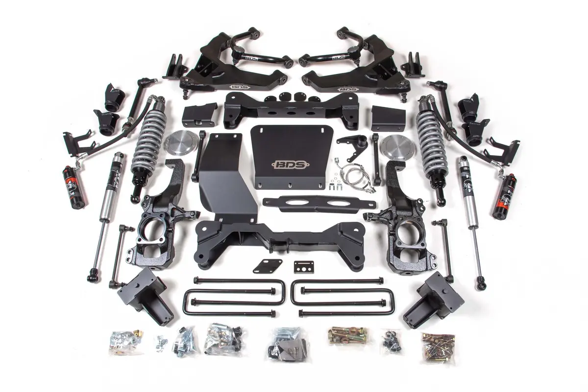 6.5 Inch Lift Kit Fox 2.5 Coil-Over Conversion Silverado/Sierra 2500Hd/3500Hd 20-24 Diesel Block Without Factory Overload Fox 2.0 Performance 1
